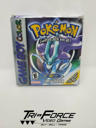 Pokemon: Crystal Version (game Boy Color,  2001) Complete Very Rare