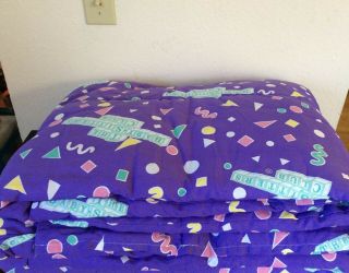 Baby - Sitters Club 1991 Twin Size Comforter Blanket Very Rare