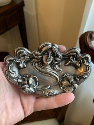 Rare Art Nouveau Sterling Silver Pin Tray Kerr Perfect