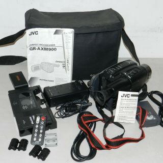 Vintage Rare Jvc Compact Vhs - C Camcorder Gr - Axm900