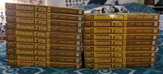 Rare Oop Banana Fish Manga Volumes 1 - 19 English Complete
