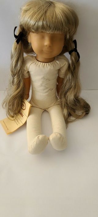 Rare Vintage Gotz Spielfreundin Soft Body Kanekalon Wig Doll Signed Franz Gotz