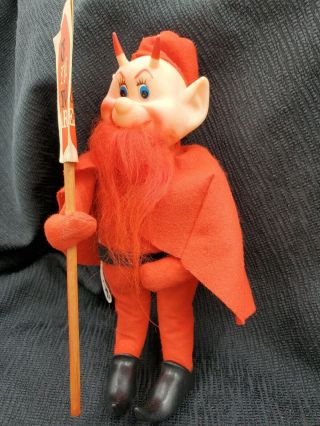 Gunderful Creation Devil Satan Novelty Stuffed Toy Valentines Japan Vintage RARE 2
