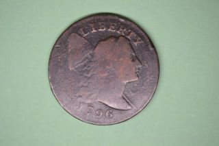 1796 Liberty Cap Large Cent - Very Good.  Rare.