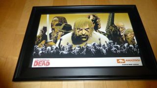 The Walking Dead Rare Arizona Comic Con Poster Limited Mvp Edition /