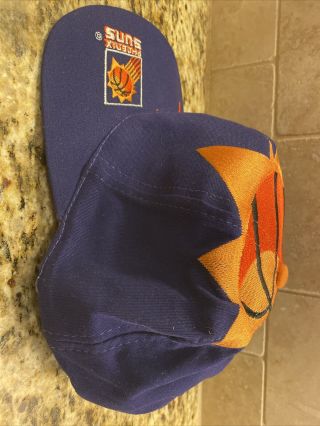 Rare Vintage 1990s Phoenix Suns NBA The Game Big Logo Snapback Hat Cap 3