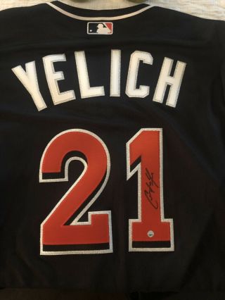 Christian Yelich Signed Rare Miami Marlins Jersey,  Mlb Authenticated Hologram