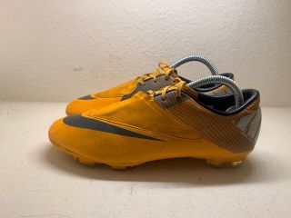 Nike Mercurial Glide Ii Fg Orange Soccer Cleats Us 8.  5 Rare 441985 - 800 Football