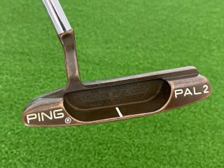 Rare Karsten Corp Ping Pal 2 Becu Putter 35 " Right Handed Beryllium Copper Golf