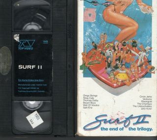 Oop Vhs Surf Ii End Of The Trilogy Horror Rare Sex Comedy Top Citadel Video 2