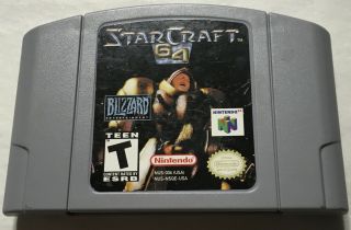 Starcraft 64 Game Authentic Nintendo 64 Rare N64 - 166r