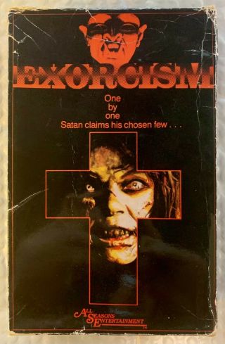 Exorcism Vhs Extremely Rare Big Box All Seasons Ent - 1986 Release