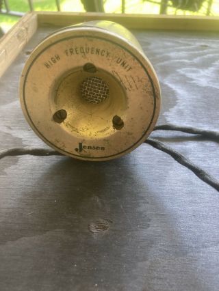 Jensen R - 104 - C5502 High Frequency Unit Gold Driver Speaker Vintage Rare