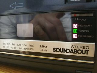 Rare SONY SOUNDABOUT WA - 55 | AM/FM Cassette Recorder | Except for FF/Rew 2