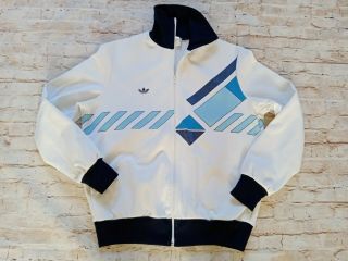 Rare Vtg 80s 90s Adidas Ivan Lendl Ventex Made In France Tennis Track Jacket S/m