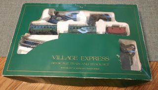 Vintage Extremely Rare? Macau Village Express Ho Scale Train & Track Set 5997 - 8