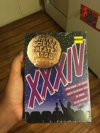 Mystery Science Theater 3000 Volume Xxxiv 34 Mst3k Dvd Complete Rare Oop