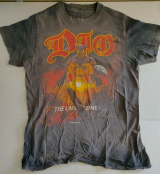 Rare Vintage 1984 Dio The Last In Line Tour T Shirt L@@k