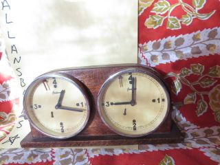 Vintage Allan Troy Chess Clock - Ultra Rare Omikron/mom Clock The Queen 