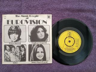 Abba - The Music People At Eurovision - Rare Promo Ep 1974