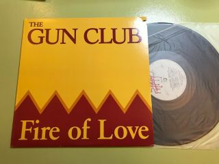 The Gun Club Fire Of Love Lp 1983 Slash 1 - 23935 Nm/ex Jeffrey Lee Pierce Rare