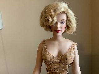 Franklin Marilyn Monroe Millennium Rare Ltd Vinyl Doll.  Doll & Outfit Only