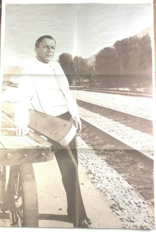 Frank Sinatra - Rare Promo Poster - Printed In Usa - 22.  5 " X 34 " Vtg