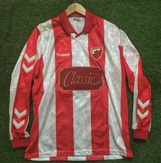 Red Star Belgrade Home 1992 - 93 Vintage Rare Long Sleeve Shirt Jersey
