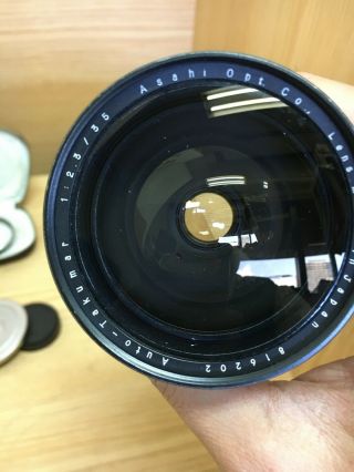 Rare : Near,  Asahi Pentax Auto Takumar 35mm F/2.  3 Lens M42 From JPN 5