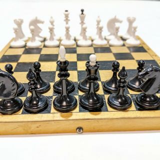 Chess Vintage Ussr Soviet Set Plastic Russian Full Tournament Antique Old Rare