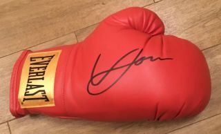 In Case Vasyl Lomachenko Red Signed Boxing Glove Rare Loma Autographed Aftal