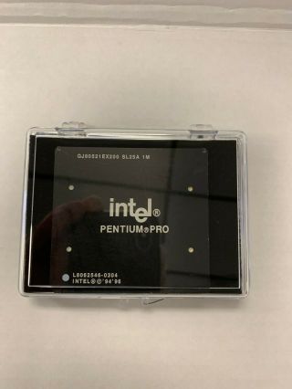 Intel Pentium Pro 200 Mhz 1m Gj80521ex200 Sl25a ✅ Rare Vintage Cond