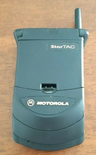 Motorola Startac 130 Vintage Rare Bundled Black Cellular Phone