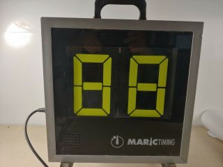 Rare Maric Timing Two Digit Shot Clock And Horn With Stand - Md26st