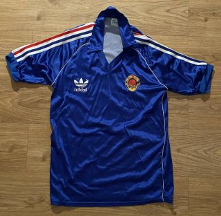 Vintage 1983 Yugoslavia Jugoslavia Adidas Home Football Shirt Very Rare