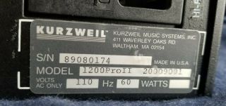 Kurzweil 1200 PRO II Expander: Very Rare 6
