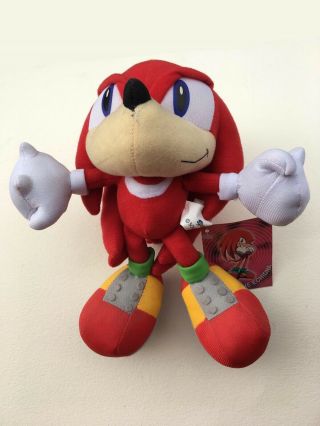 Rare Sonic X Knuckles The Echidna 10inch Plush Ge Animation Great Eastern Sega