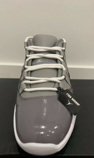 Nike Air Jordan 11 XI Golf Shoe Size 11.  5 Cool Grey Worn Once AQ0963 - 002 Rare Sz 2