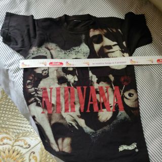 Nirvana Kurt Cobain Ultra Rare Vintage 90s Bandtee Empire Shirt M Brockum