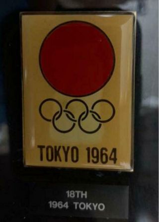 Tokyo Olympic 2021 Official Poster Pins Rare from Japan 3