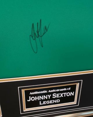 Rare IRELAND Johnny Sexton SIGNED SHIRT AUTOGRAPHED JERSEY Display 2