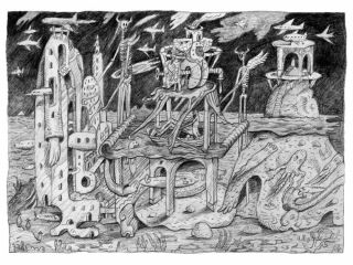 David Welker Death Lends A Hand Art Print Poster Xx/100 Rare Maze Phish