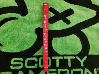 Rare Scotty Cameron/titleist Dancing Red Full Cord Putter Grip⛳⛳⛳minty