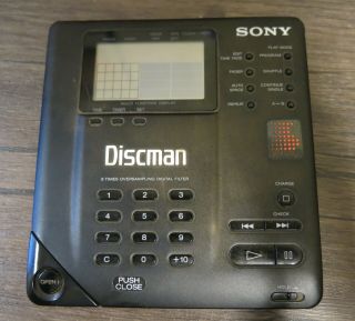 Rare Sony Discman D - 35 Mega Bass Cd Compact Player