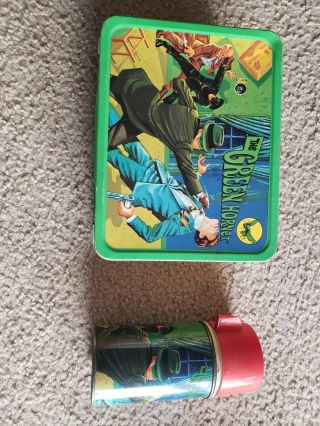 Vintage 1967 The Green Hornet Lunchbox And Thermos Extremely Rare