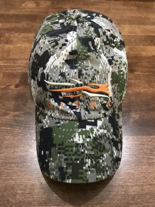 Rare Sitka Gear Elevated Forest Hunting Cap Big Game Optifade Baseball Hat