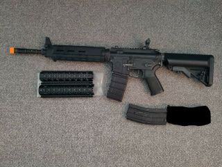 Rare Kwa Pts Full Metal M4 Rm4 Scout Airsoft Erg Aeg - Electric Recoil