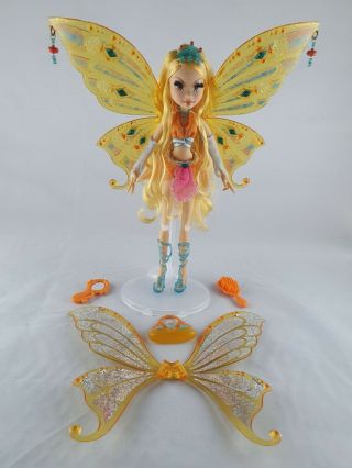 Winx Club Stella Glam Magic Enchantix Doll 2007 Mattel Rare