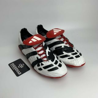 Very Rare Adidas Predator Accelerator Fg White Football Boots - Uk Size 8