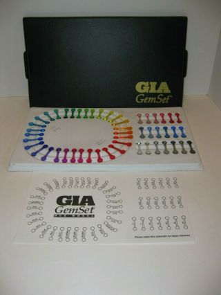Jeweler’s Gia Gem Set For Colored Stone Identification Rare Gem Set Hue Wheel